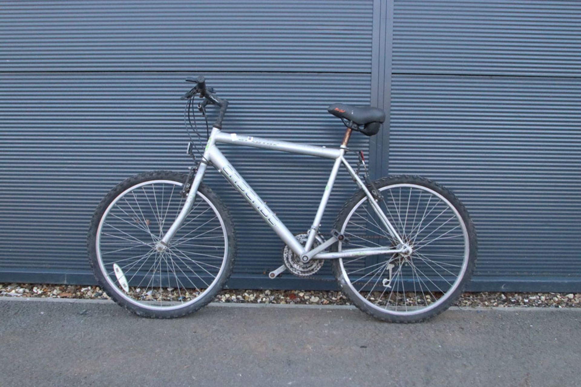 Silver gents mountain bike