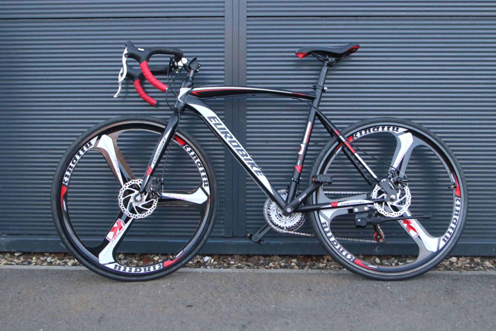 Black and red Euro bike racing bike