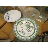 2 Oriental inspired shallow dishes