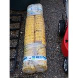 2 rolls of yellow safety fencing