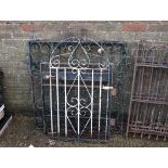 4 wrought iron garden gates