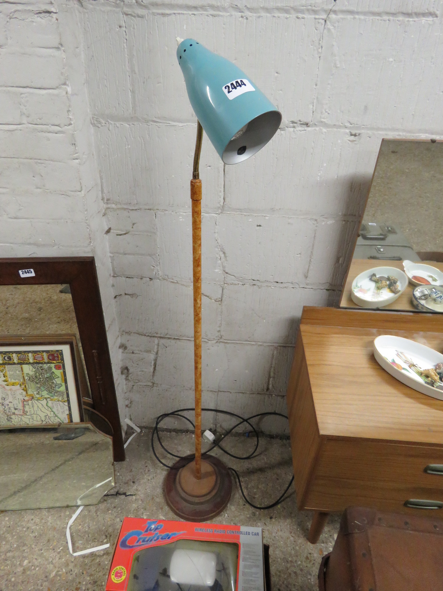 Floor standing mid century individual spot lantern