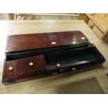 Vintage wooden shotgun case
