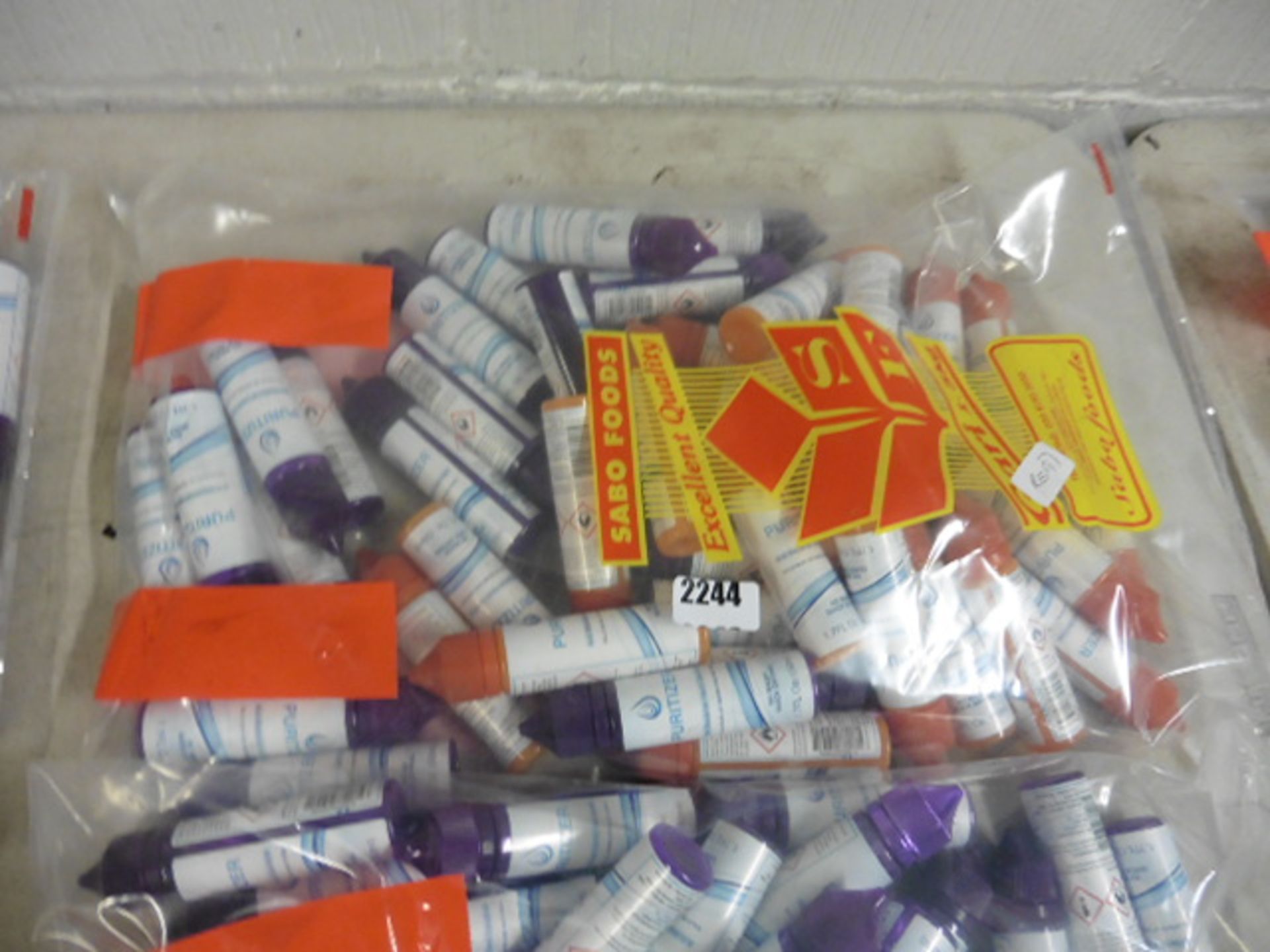 Bag of Puritizer hand sanitisers