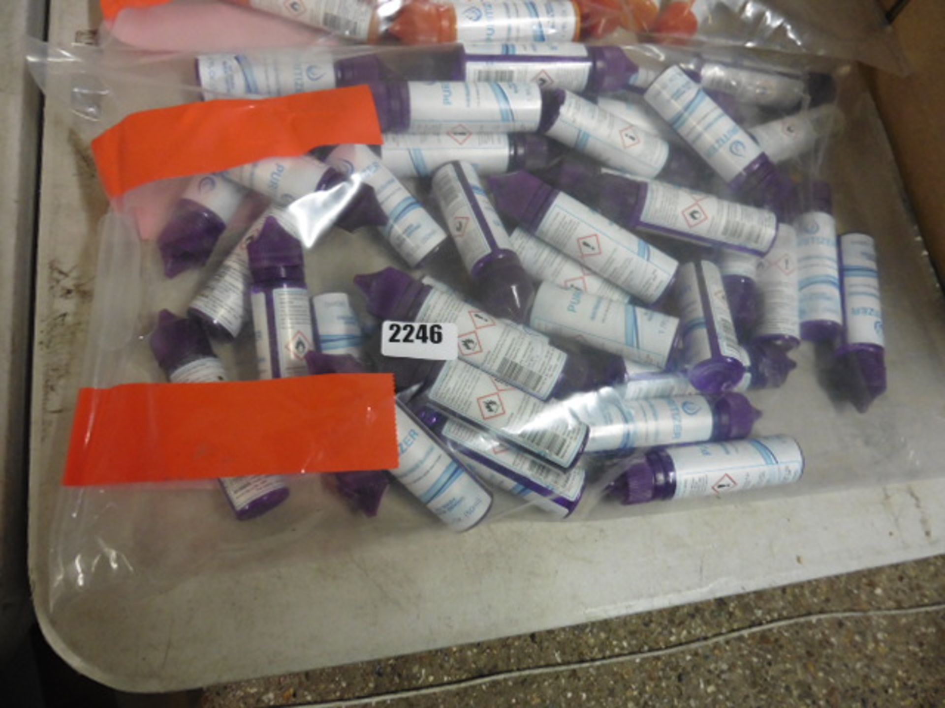 Bag of Puritizer hand sanitisers