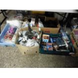 Under bay of DVDs, Christmas decorations, light fitting, etc.