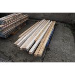 10 fence posts in mixed sizes