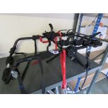 (1027) Cycle rack to be mounted on the back of a car