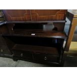 (2075) Stag TV unit with 2 drawers