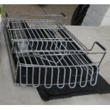 Loose expanding draining board rack