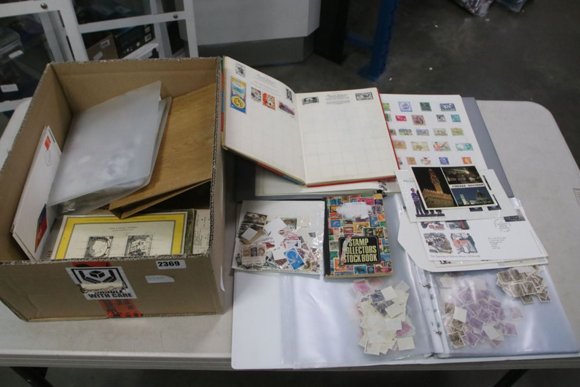 Box of GB covers, albums, catalogues, books etc.