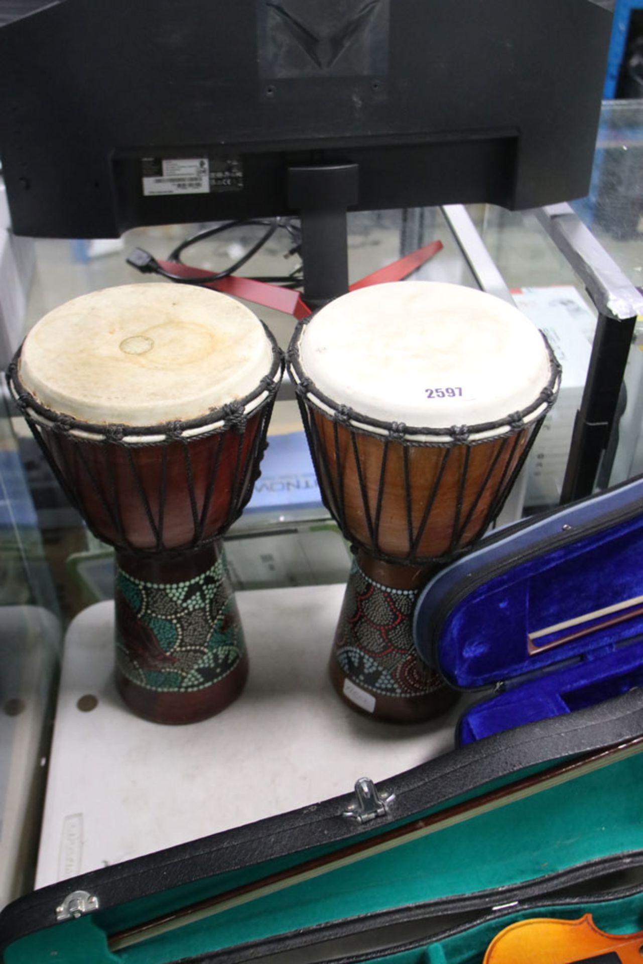 Pair of hand drums