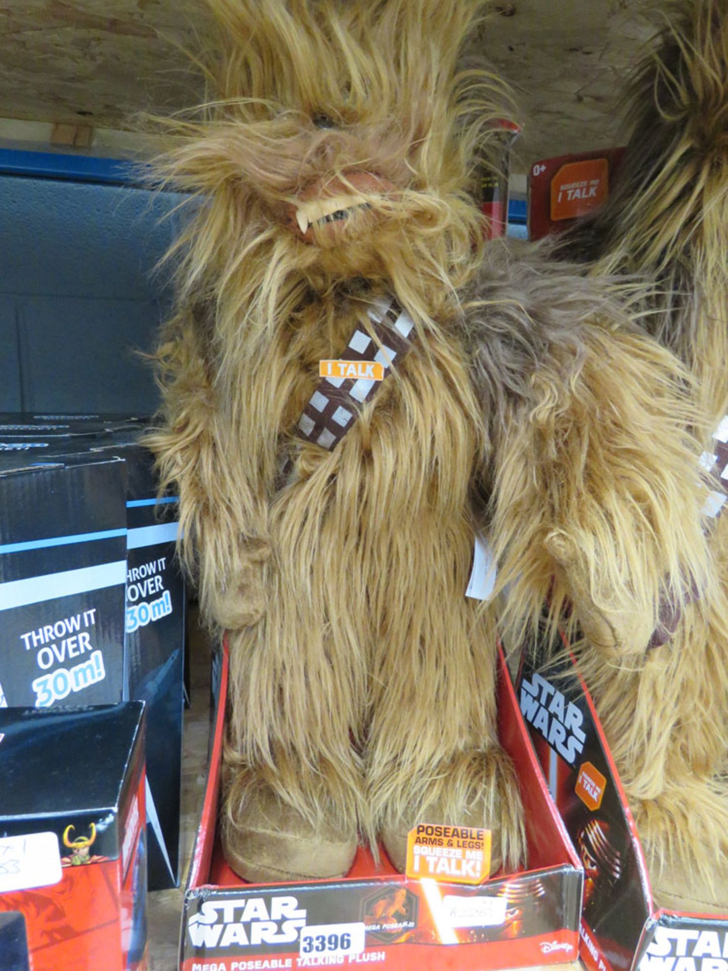 Star Wars Chewbacca mega posable talking plush toy