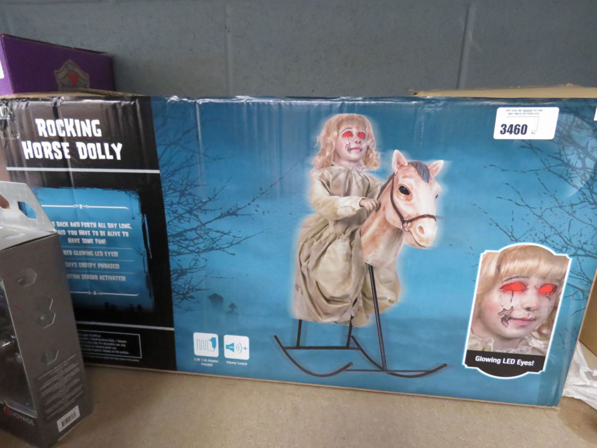 Rocking horse dolly in box