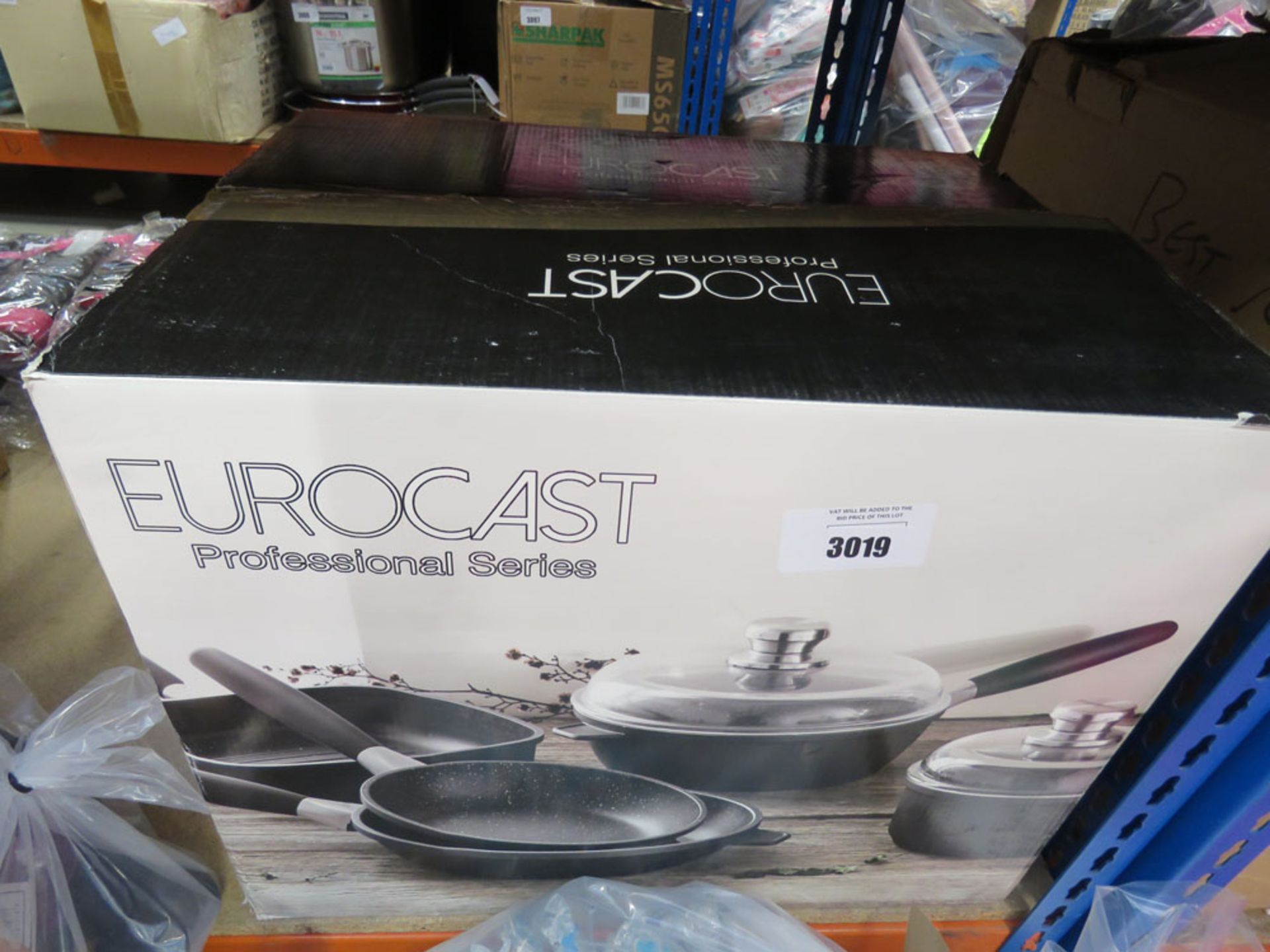 Eurocast Professional series cookware set with box