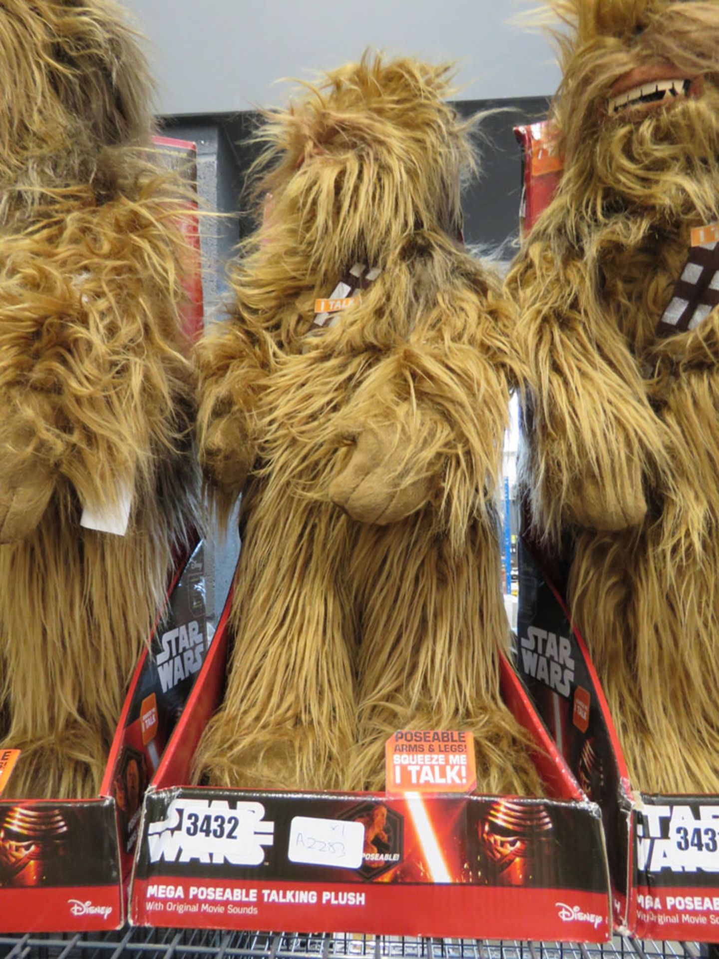 Chewbacca mega poseable talking plush toy