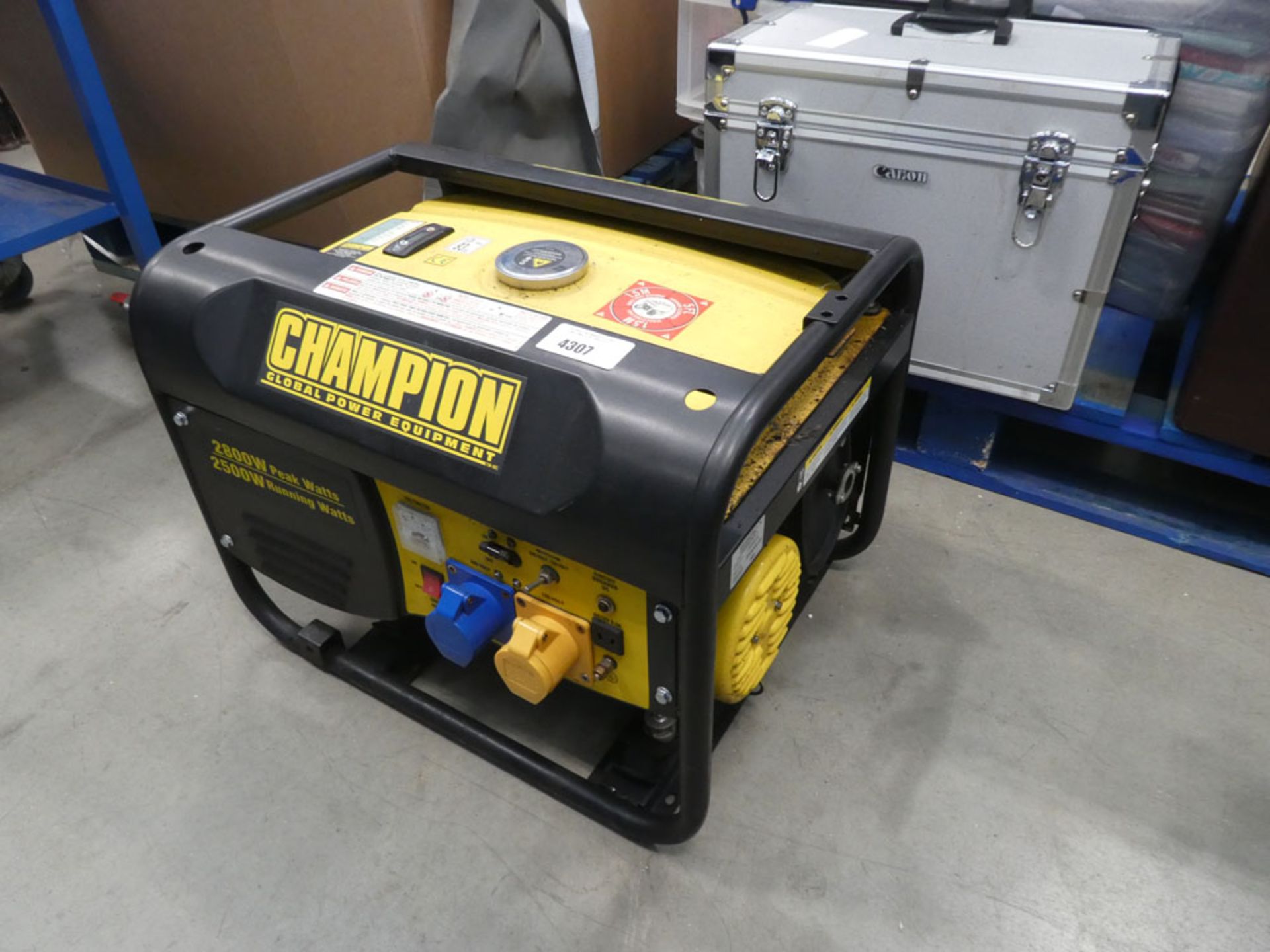 Champion petrol powered generator