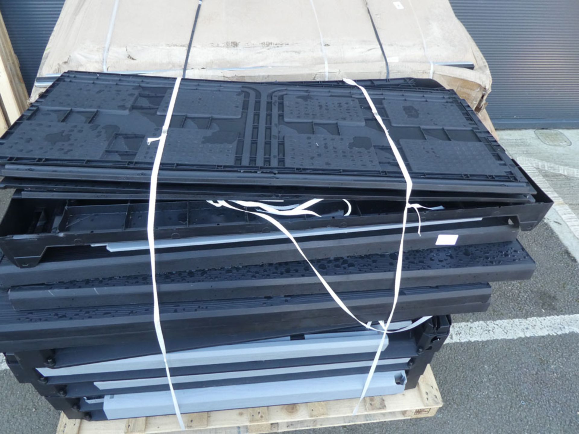 2 pallets containing flatpack shed parts - Image 2 of 2