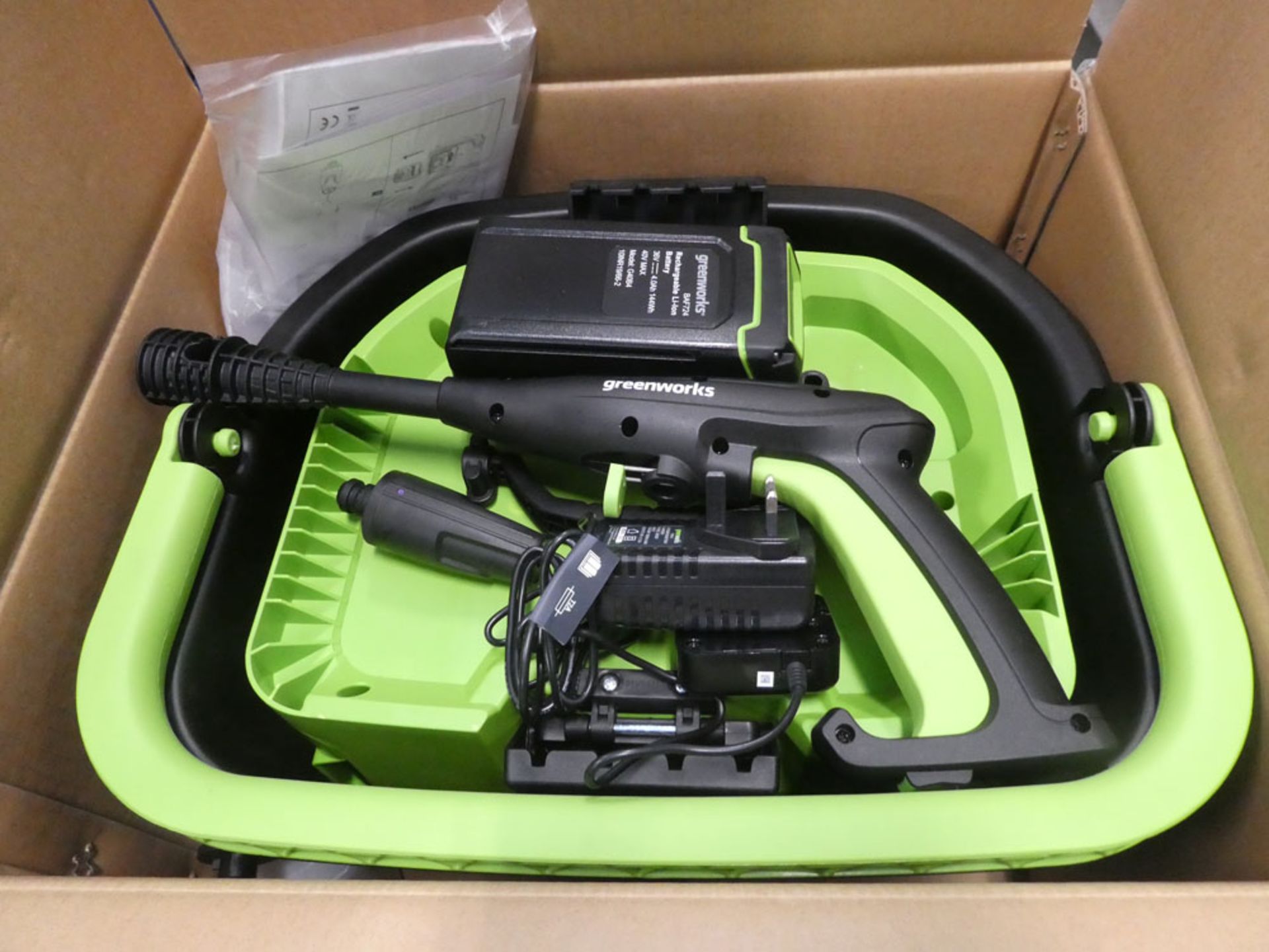 Greenworks high pressure washer (boxed) - Image 2 of 2