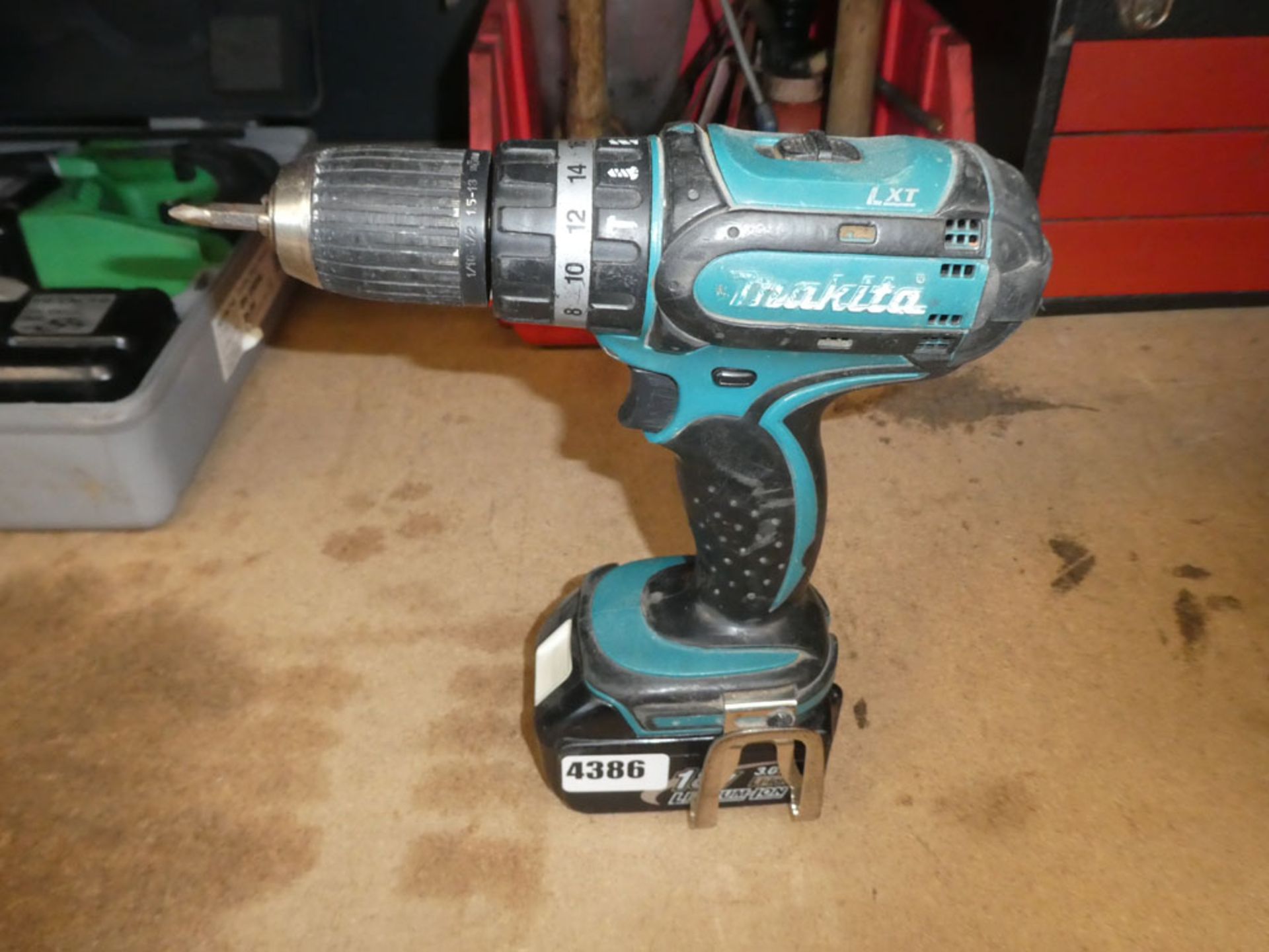 Makita 18V battery drill, one battery no charger