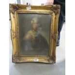 Print of a nobleman in gilt frame