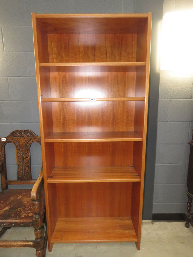 5013 Danish teak open bookcase