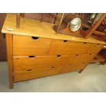 Pine chest of multi drawers