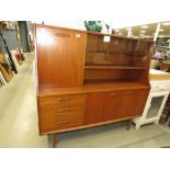 Teak highboard