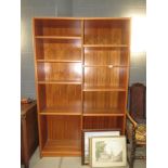 5012 Danish teak open bookcase