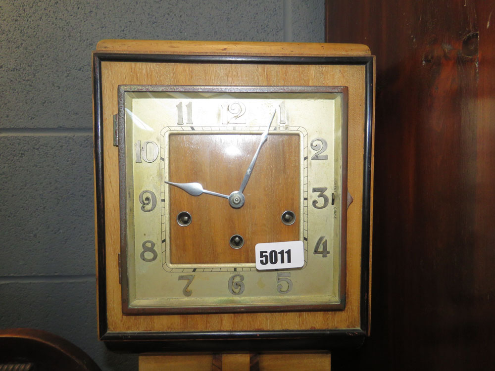 Art deco grandmother clock - Image 2 of 2