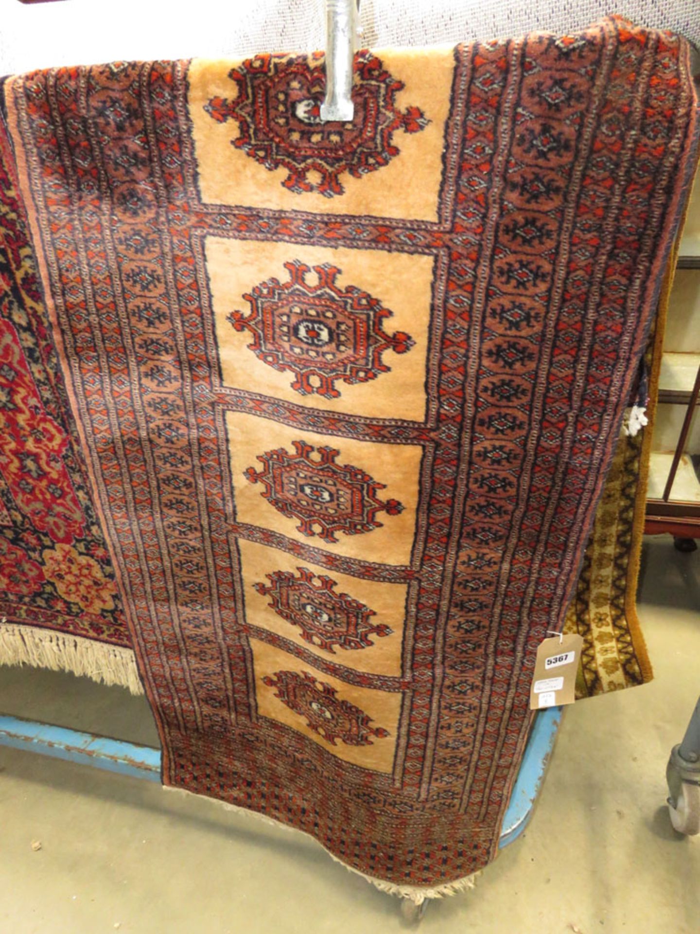 (8) Bokhara woolen mat