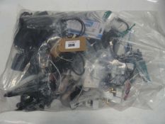 Bag of leads, cables and PSUs