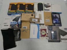 Selection of various portable power banks