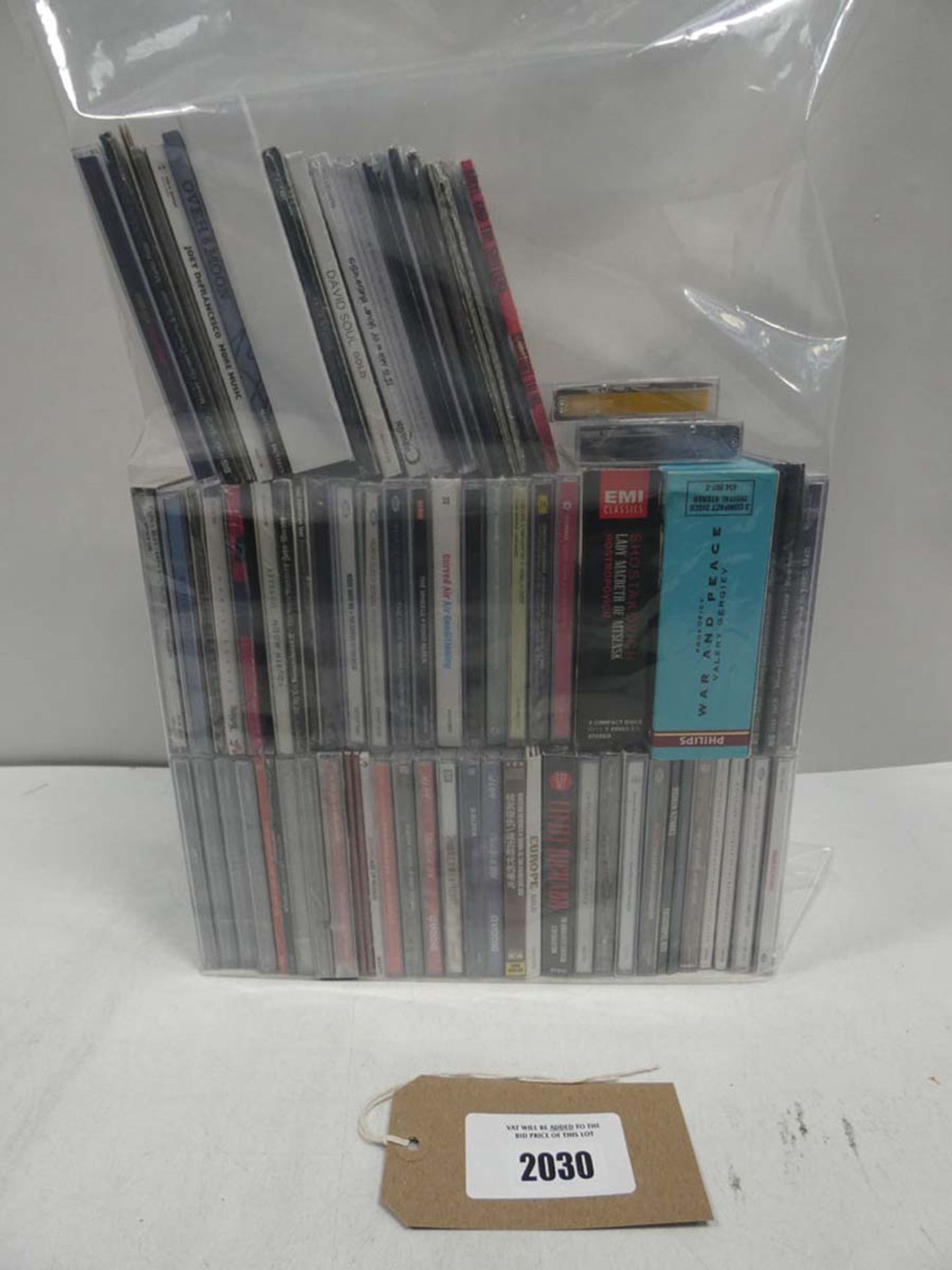 Quantity of music CD albums