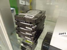 5 assorted 2TB hard drives