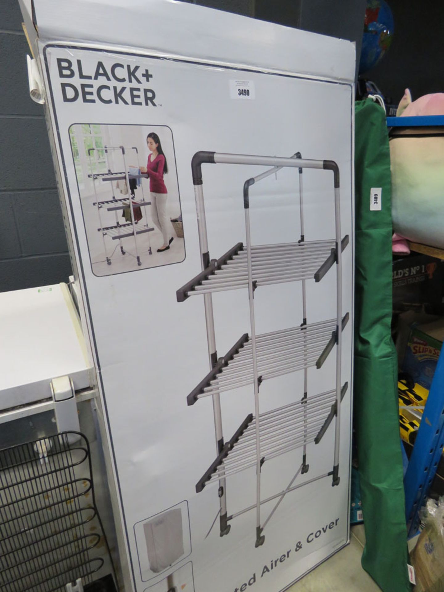 Black and Decker 3 tier heated airer in box