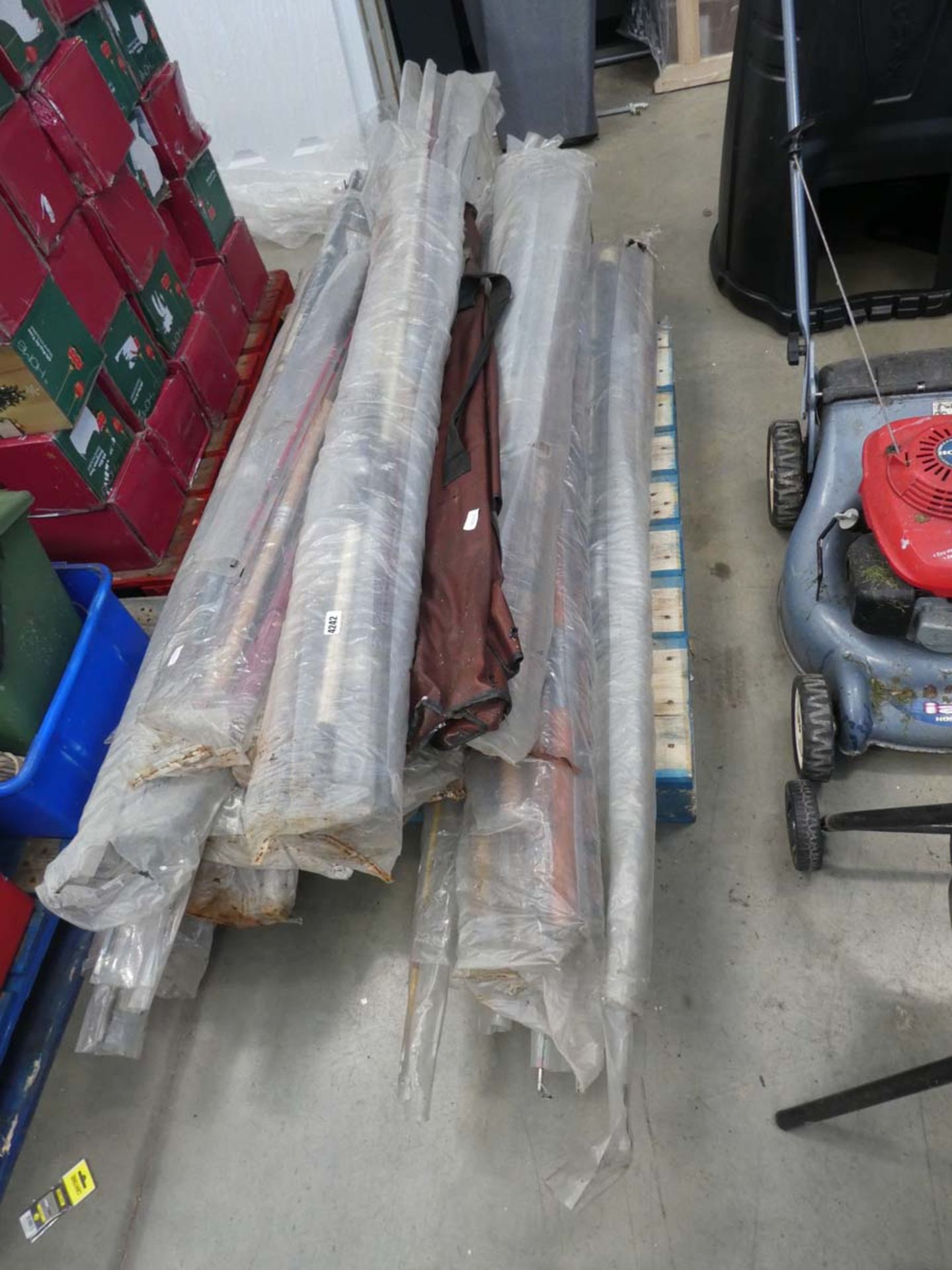 Large pallet of assorted fishing rods