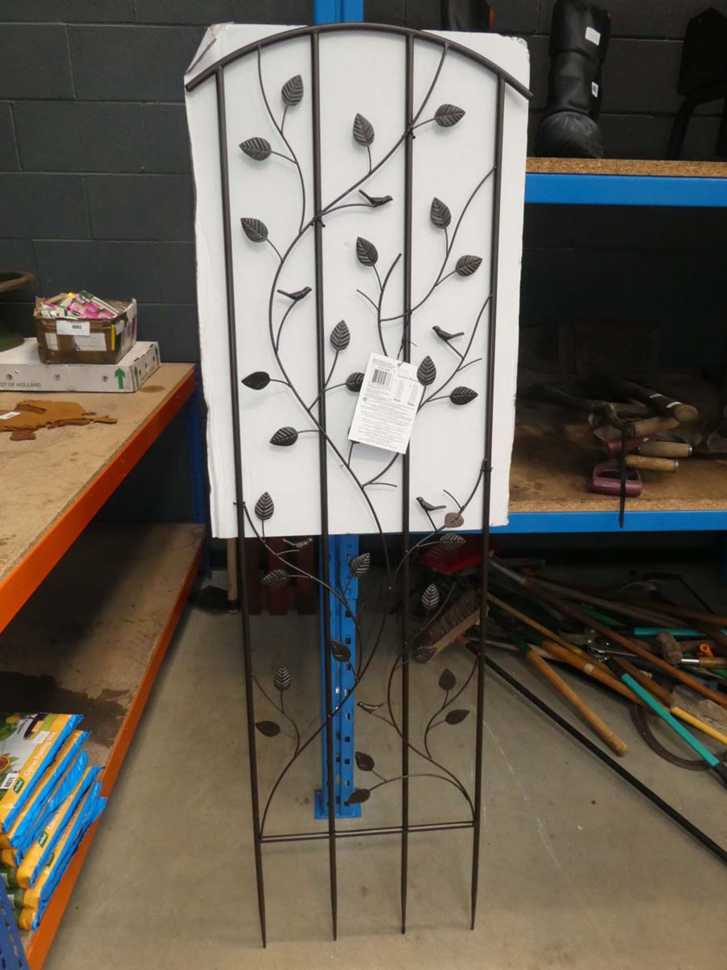 Metal garden panel