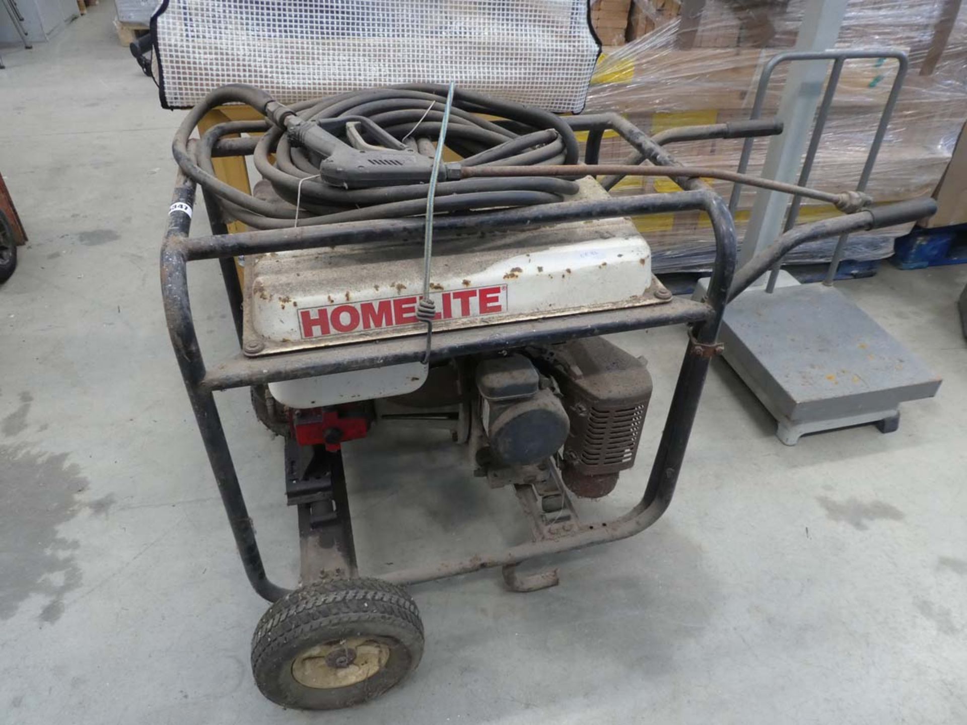 Homelite petrol powered pressure washer