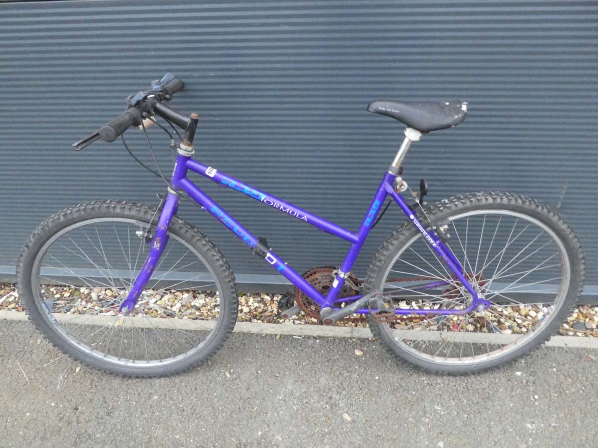 Purple girls rally mountain bike