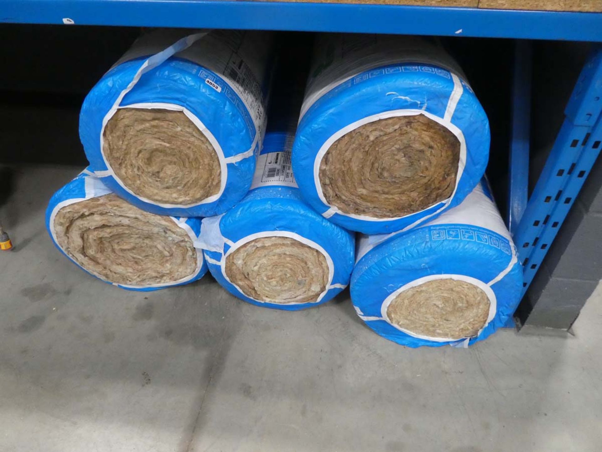 5 rolls of loft insulation