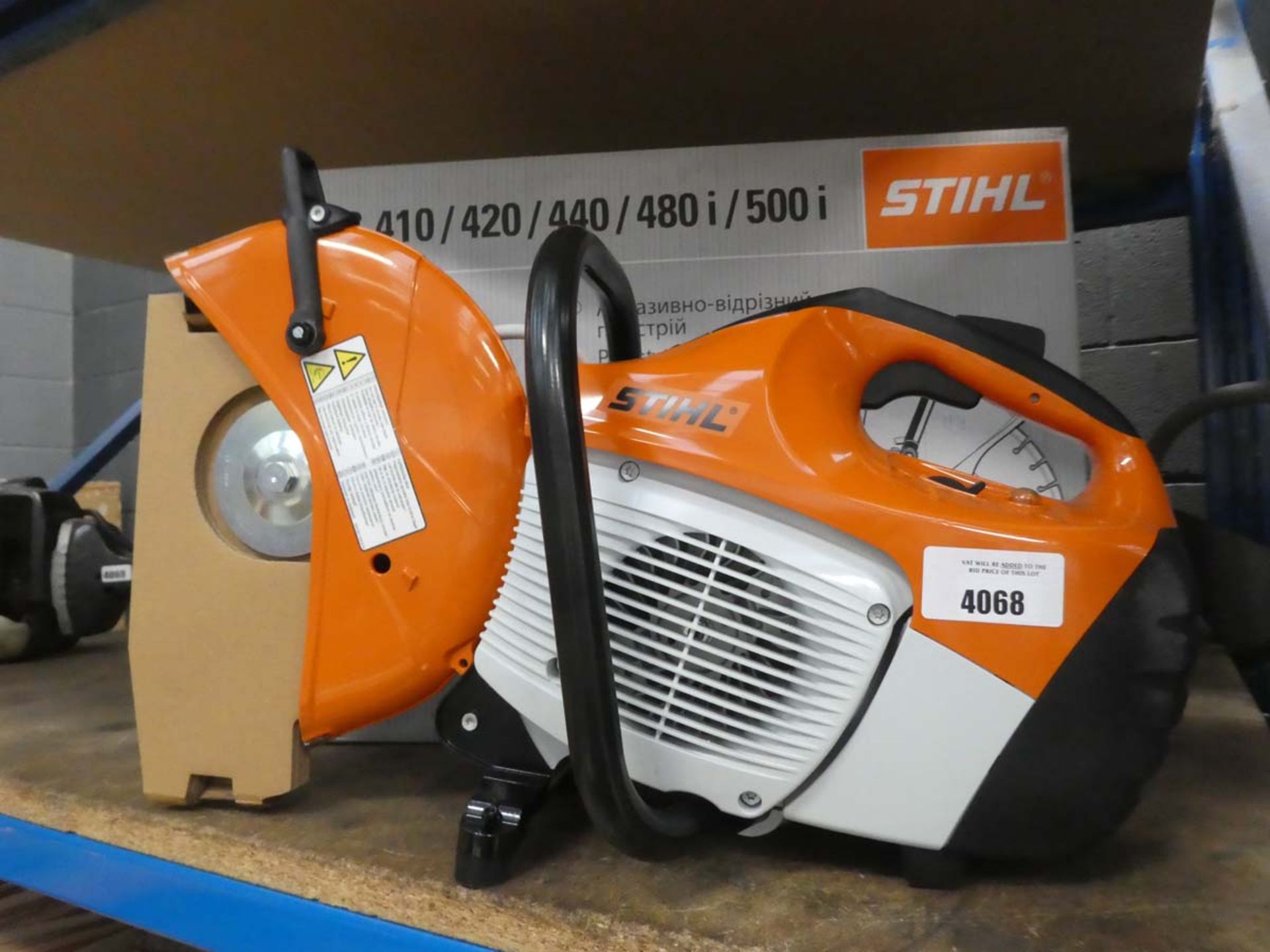 Stihl TS41O petrol powered disc cutter complete with box