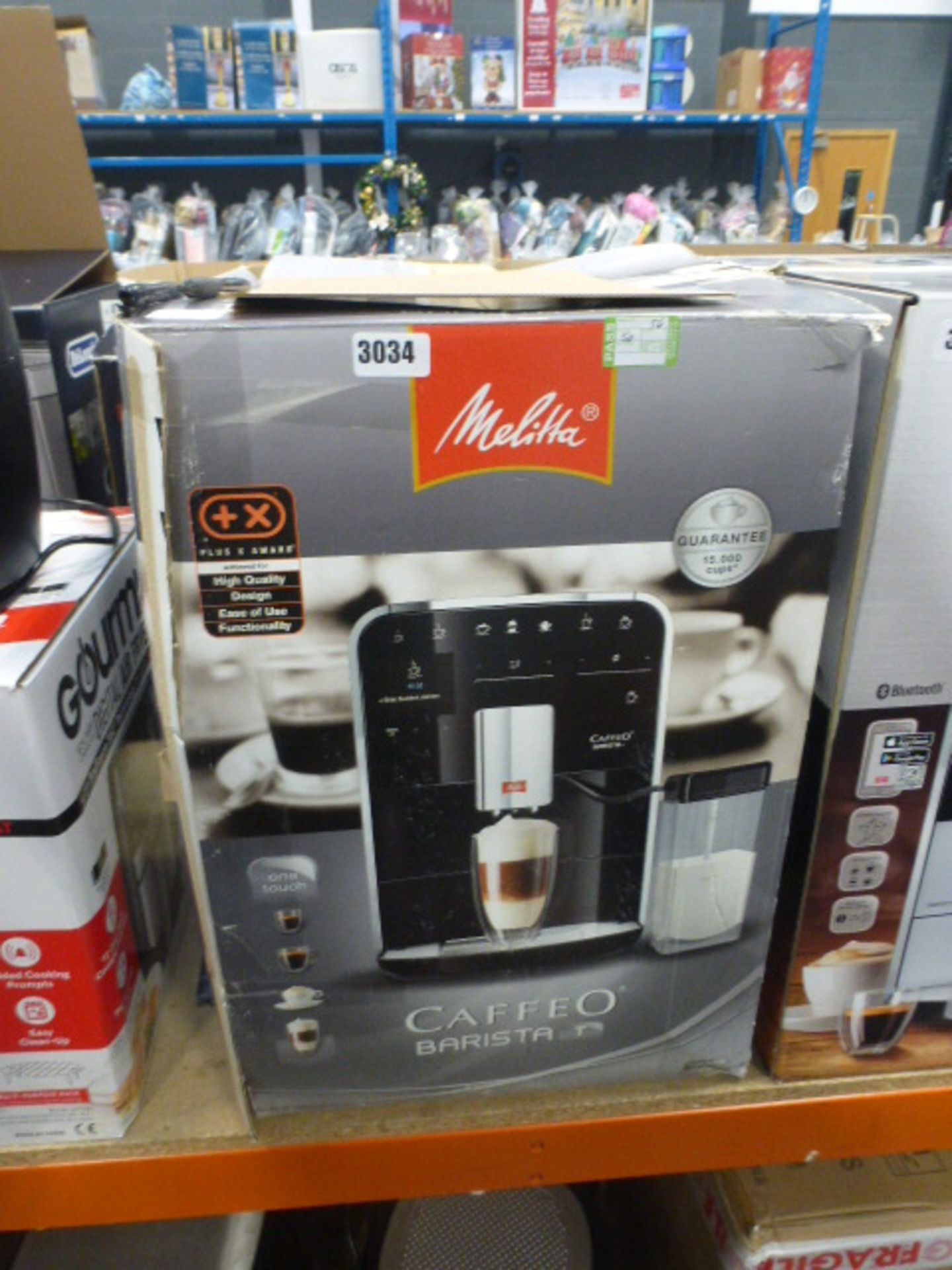 Miletta Barista coffee machine with box