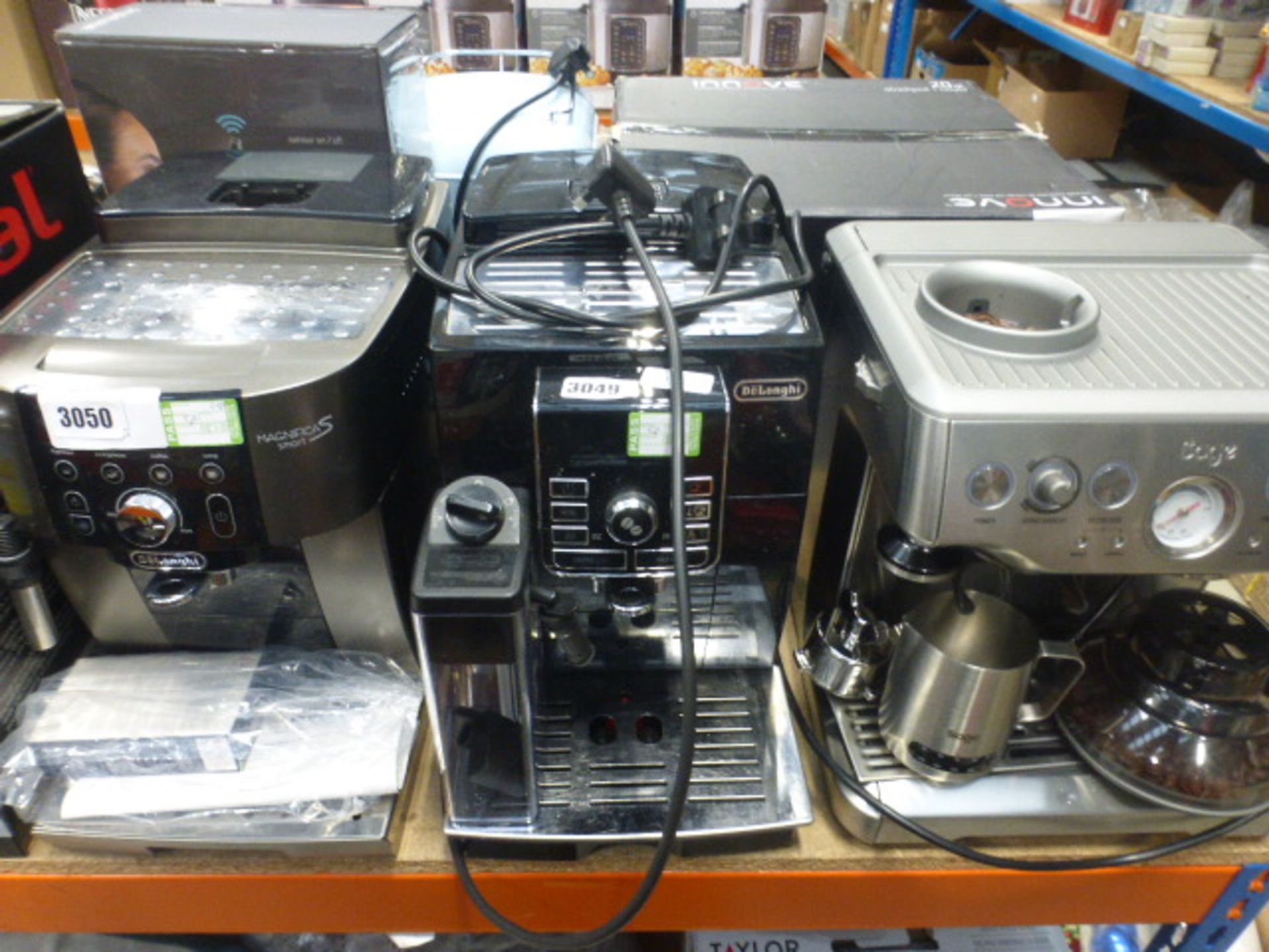 (14) Unboxed Delonghi coffee machine, no accessories