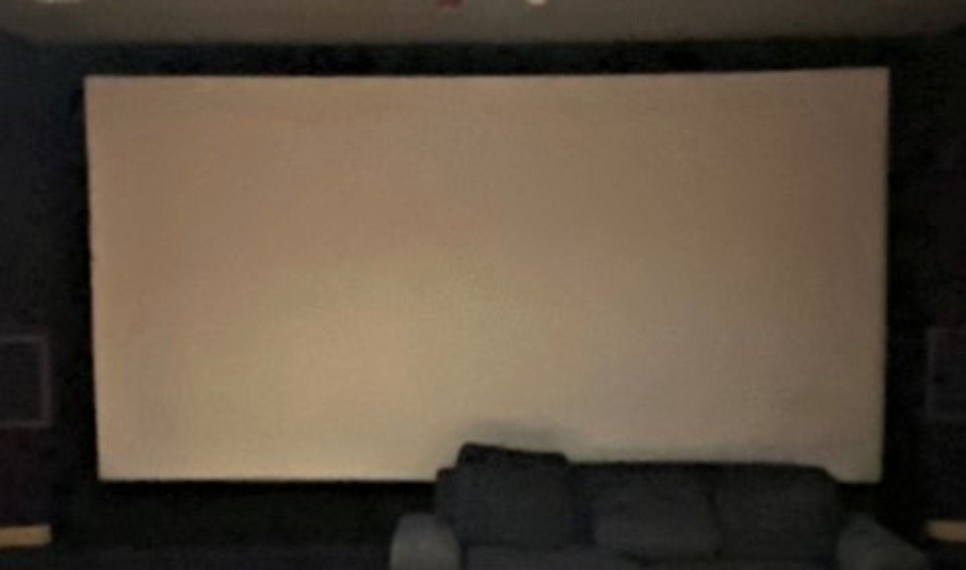 A Harkness Projection Screen, acoustically transparent: approx. 3.8m x 2m (previously in use).