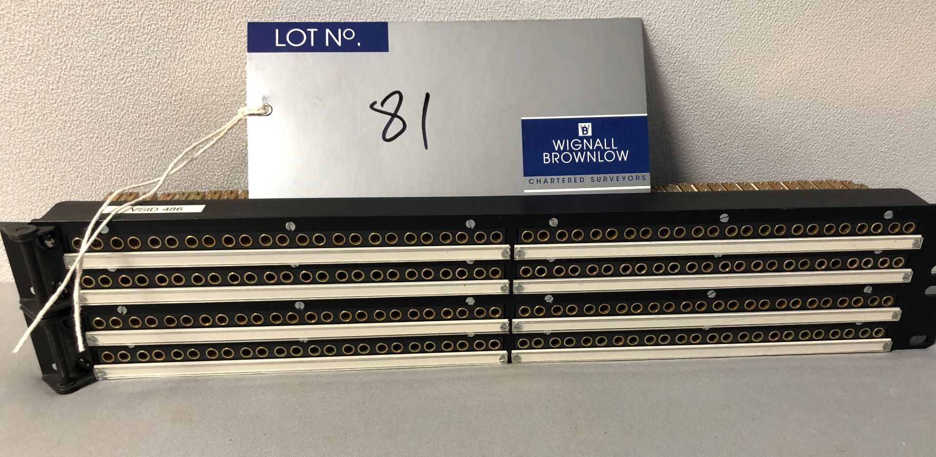 An Unused 48 way Bantam Patch Bay (not tested).