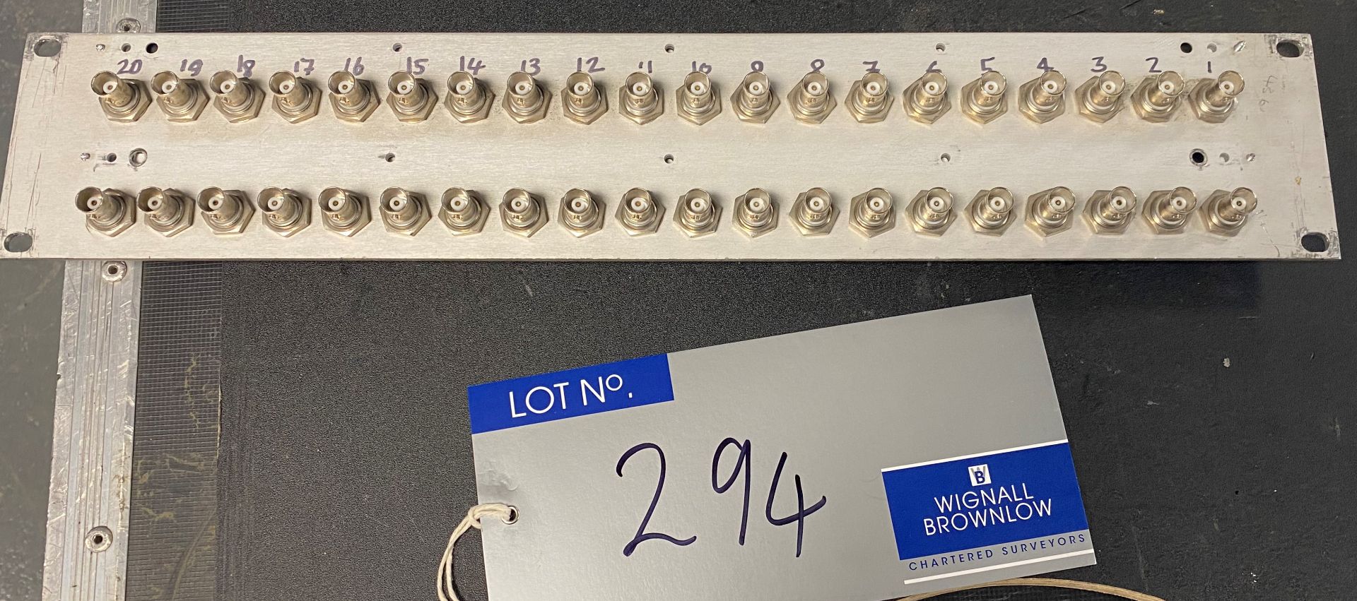 An SDI/BNC Patch Bay, 20 Way (not tested). - Image 2 of 2