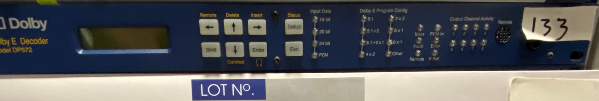 A Dolby E DP752 Stereo 5.1 Decoder (previously in use).