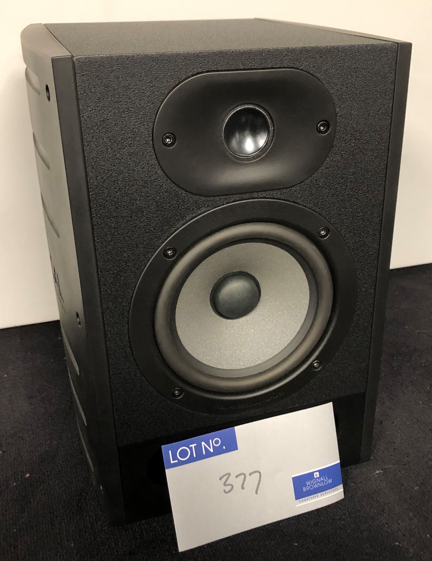 A Focal Alpha 50 Studio Monitor Speaker (previously in use).