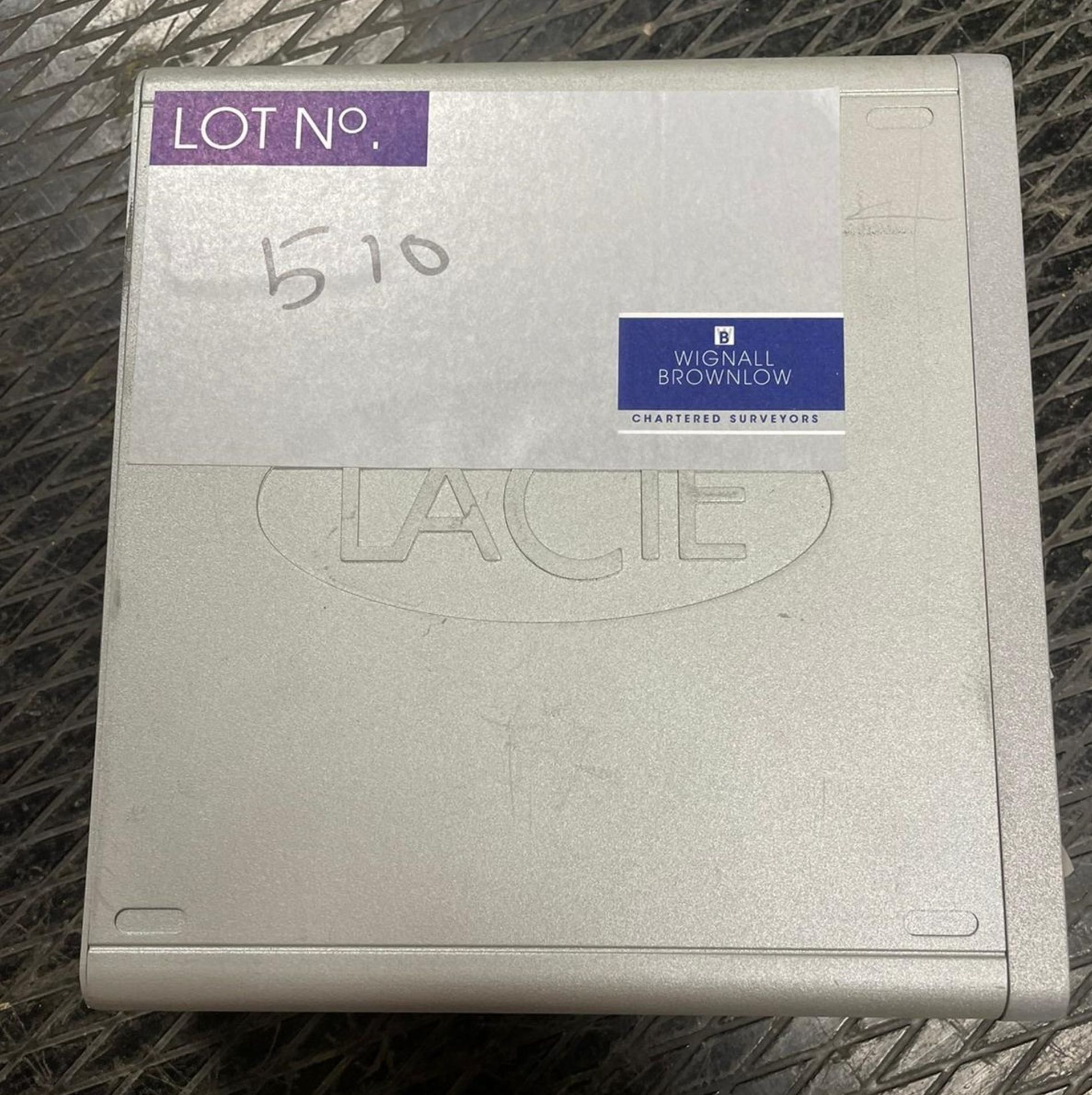 A Lacie Desk Top Drive, 500GB.